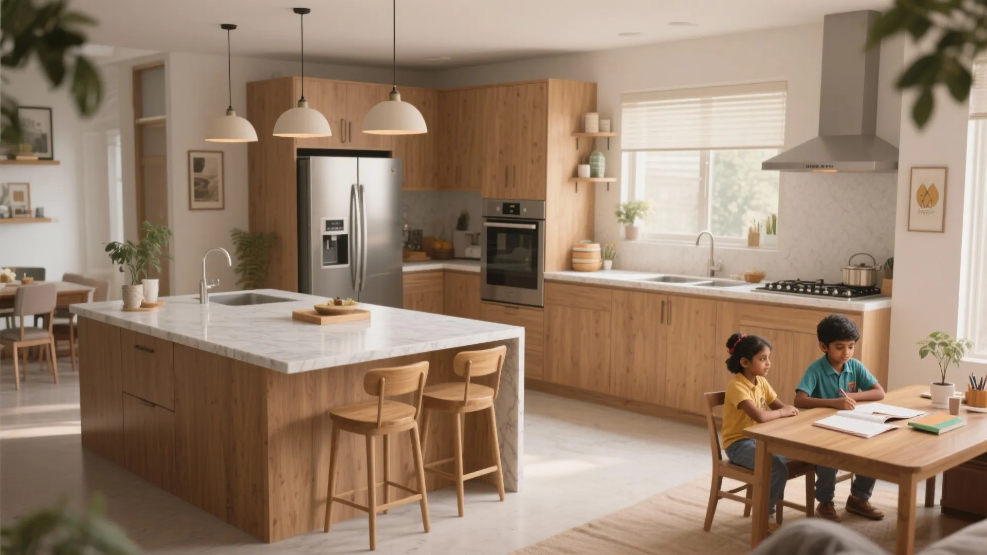 L-Shaped Core with Island or Peninsula