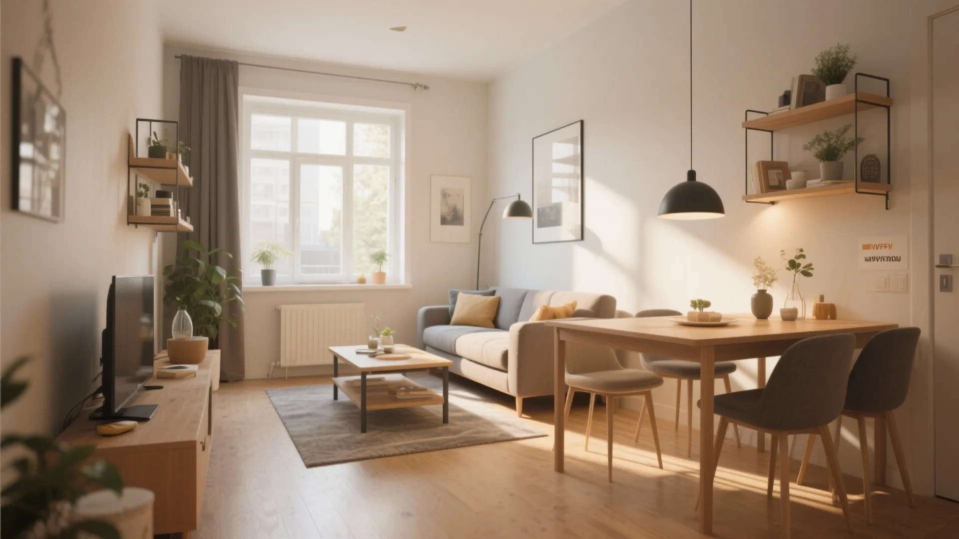 L-shaped Living-Dining Layout