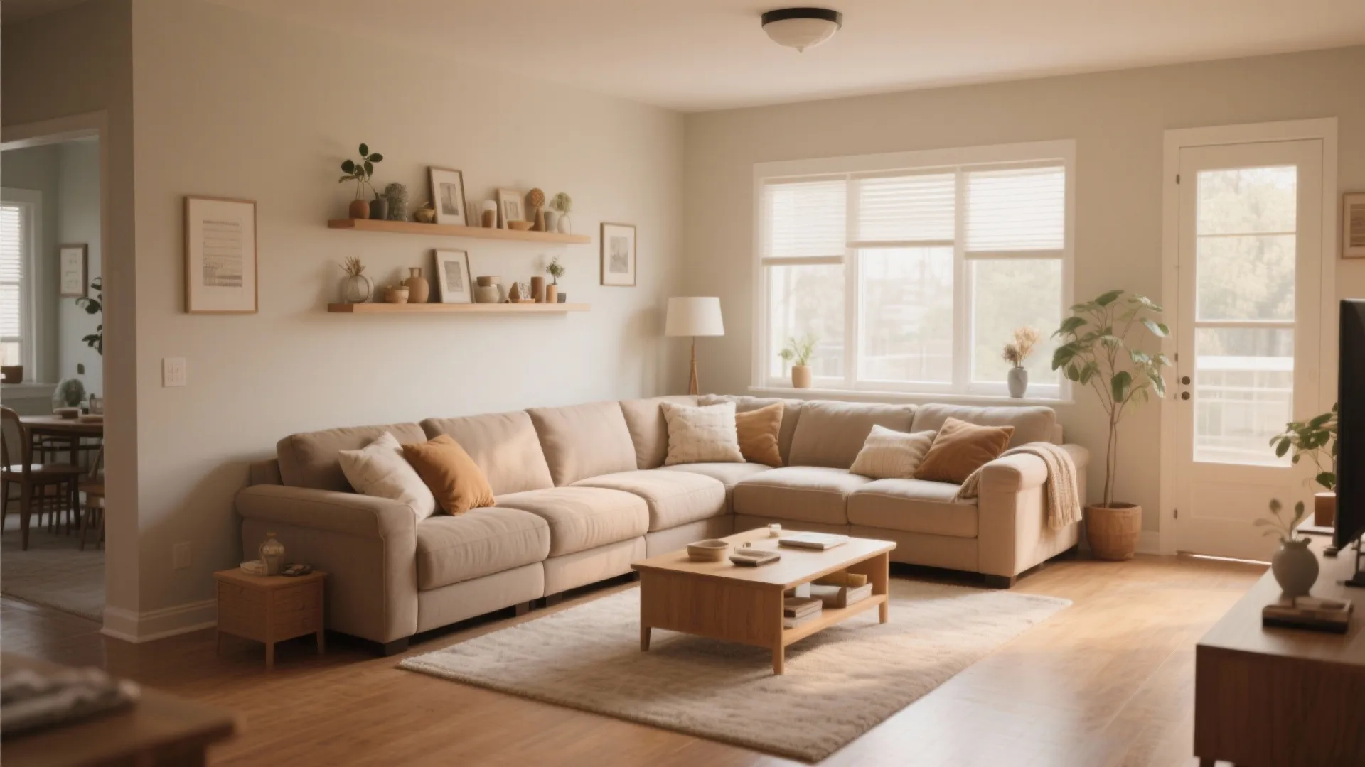 5. L-Shaped Sectional for Family Lounging
