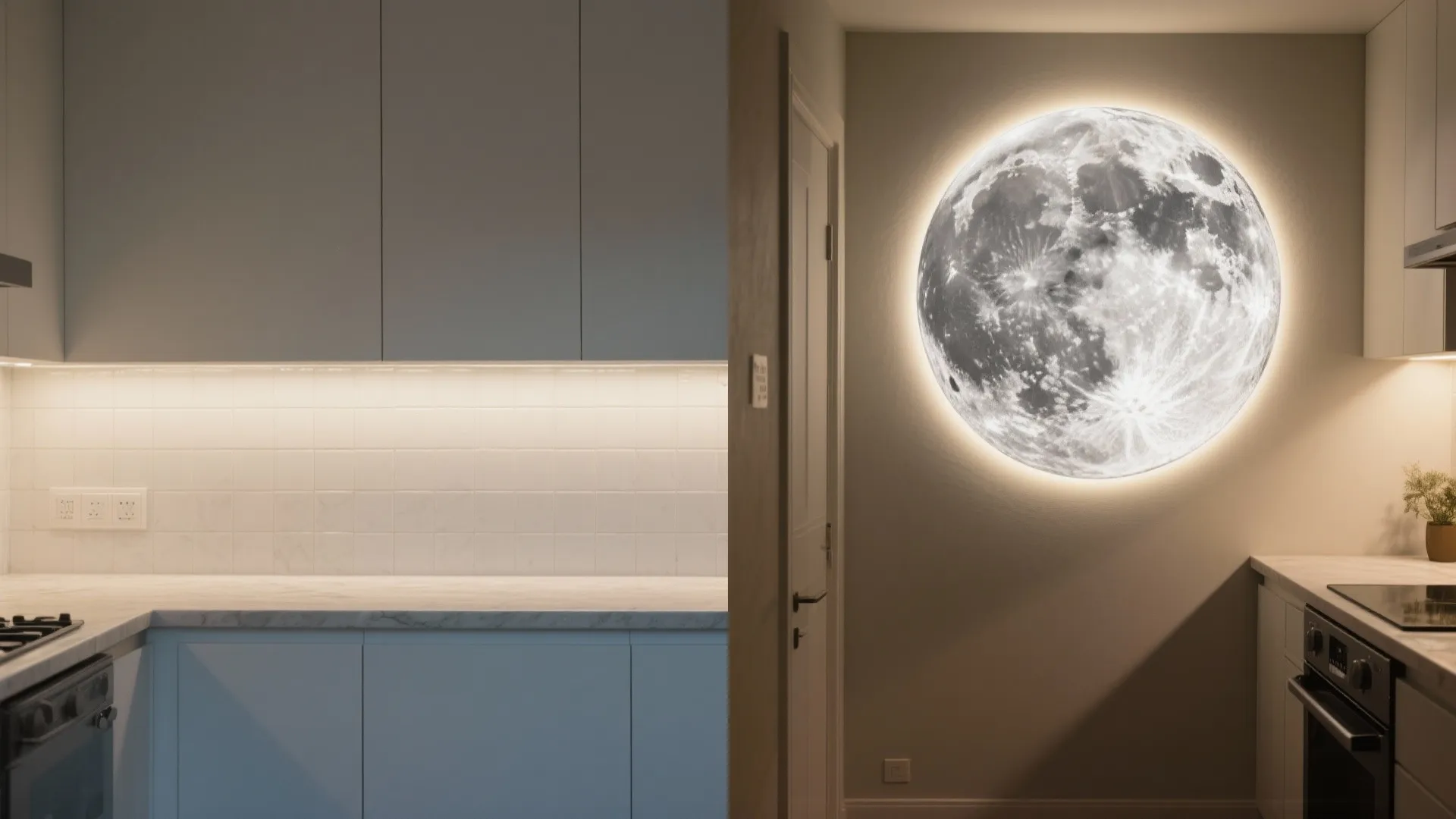 Statement Lunar Disk as Artful Focal Point