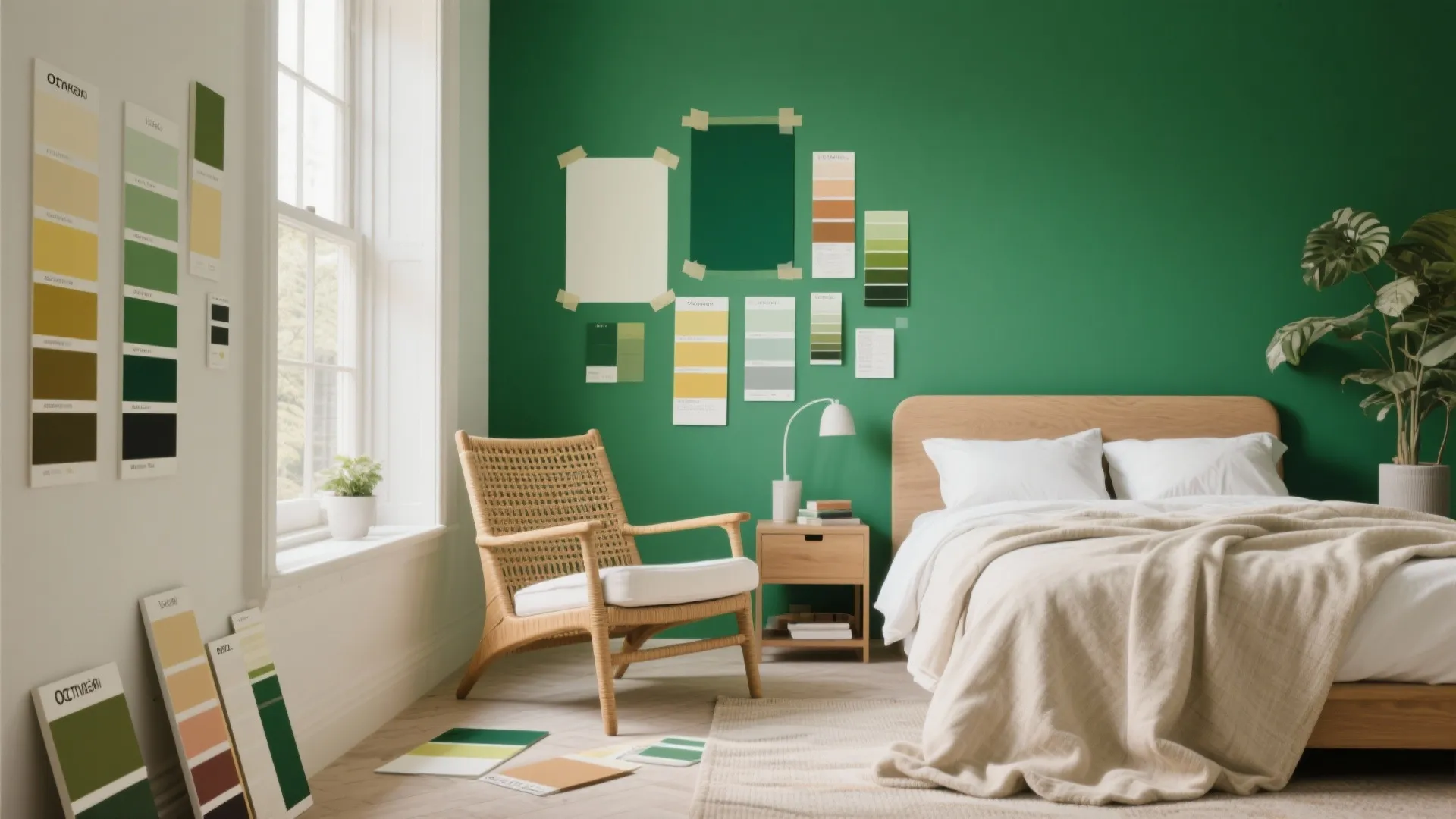 1. Paint a Lush Accent, Not the Whole Jungle