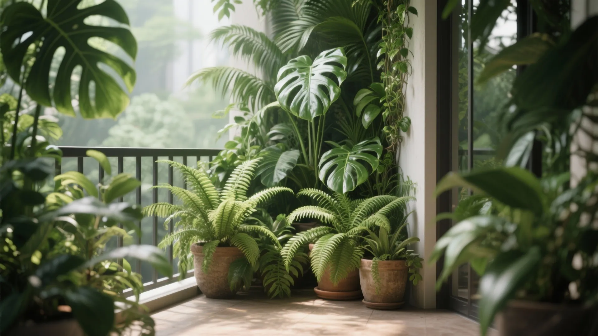 2. Lush Green Corner