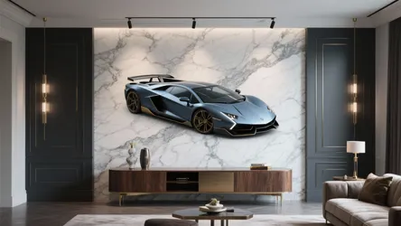 Luxury House and Car Wallpaper: 5 Designer Ideas