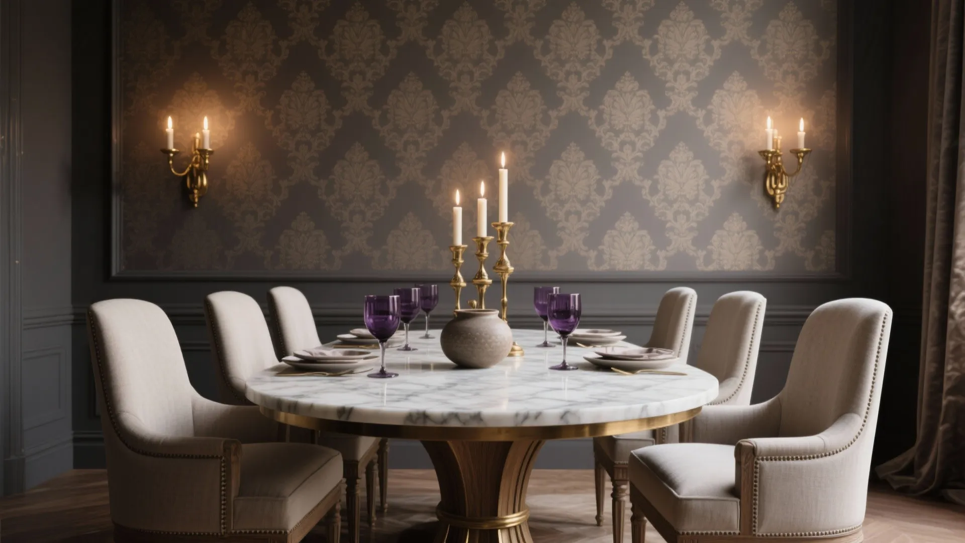 5 Luxury Dining Room Wallpaper Ideas That Wow: Five designer-tested ways to choose luxury dining room wallpaper that brings drama, warmth, and practicality to small spaces.