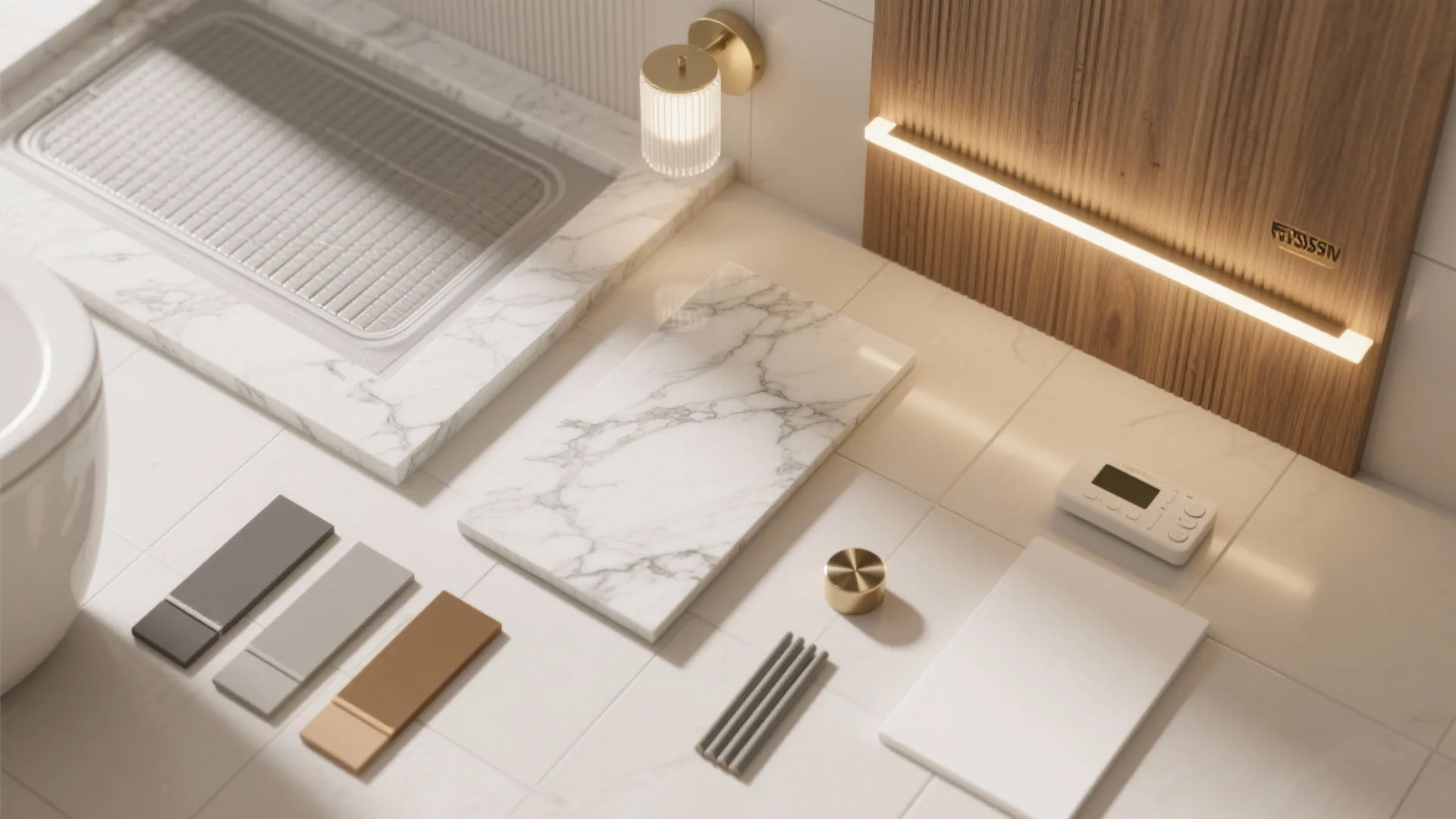 Layered Lighting, Warm Floors, and Quiet Luxury Materials