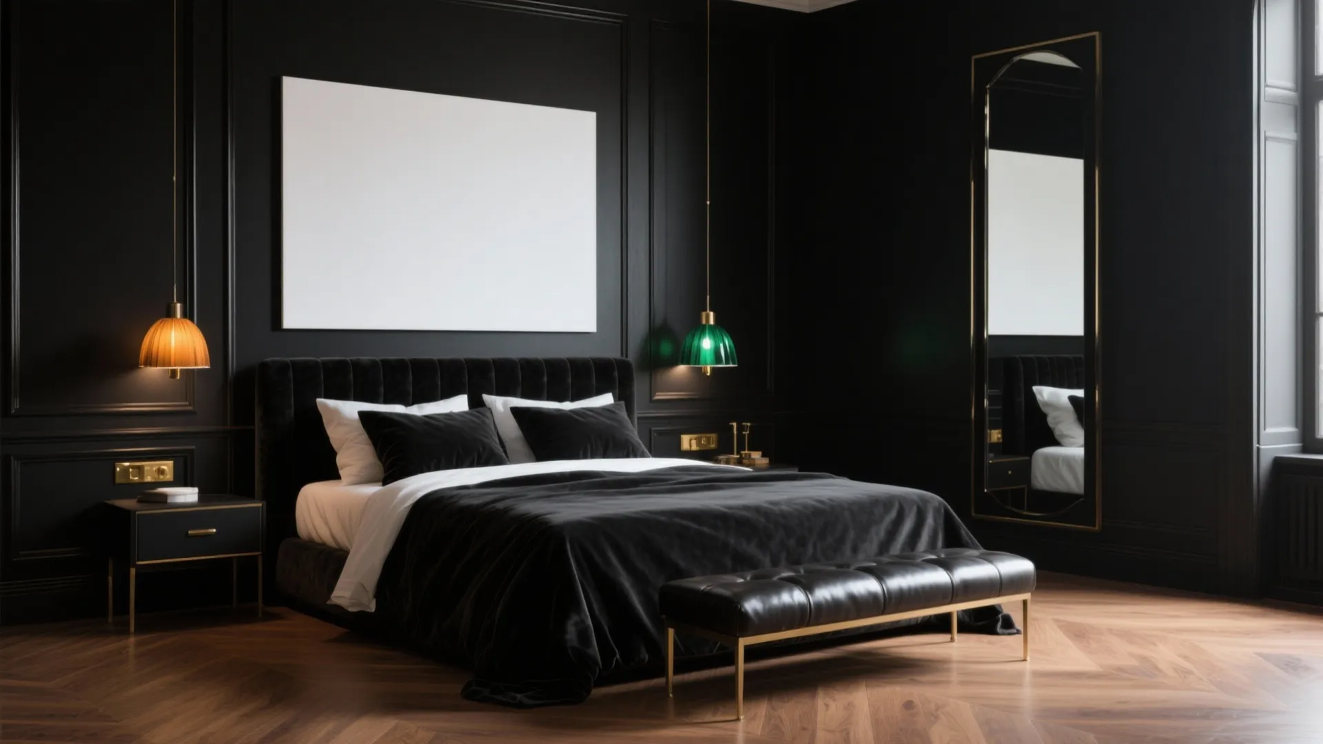 Classy Black Bedroom Ideas — 5 Luxe Inspirations: Elevate a small bedroom into a chic, luxurious black sanctuary with five practical design moves from a seasoned interior designer