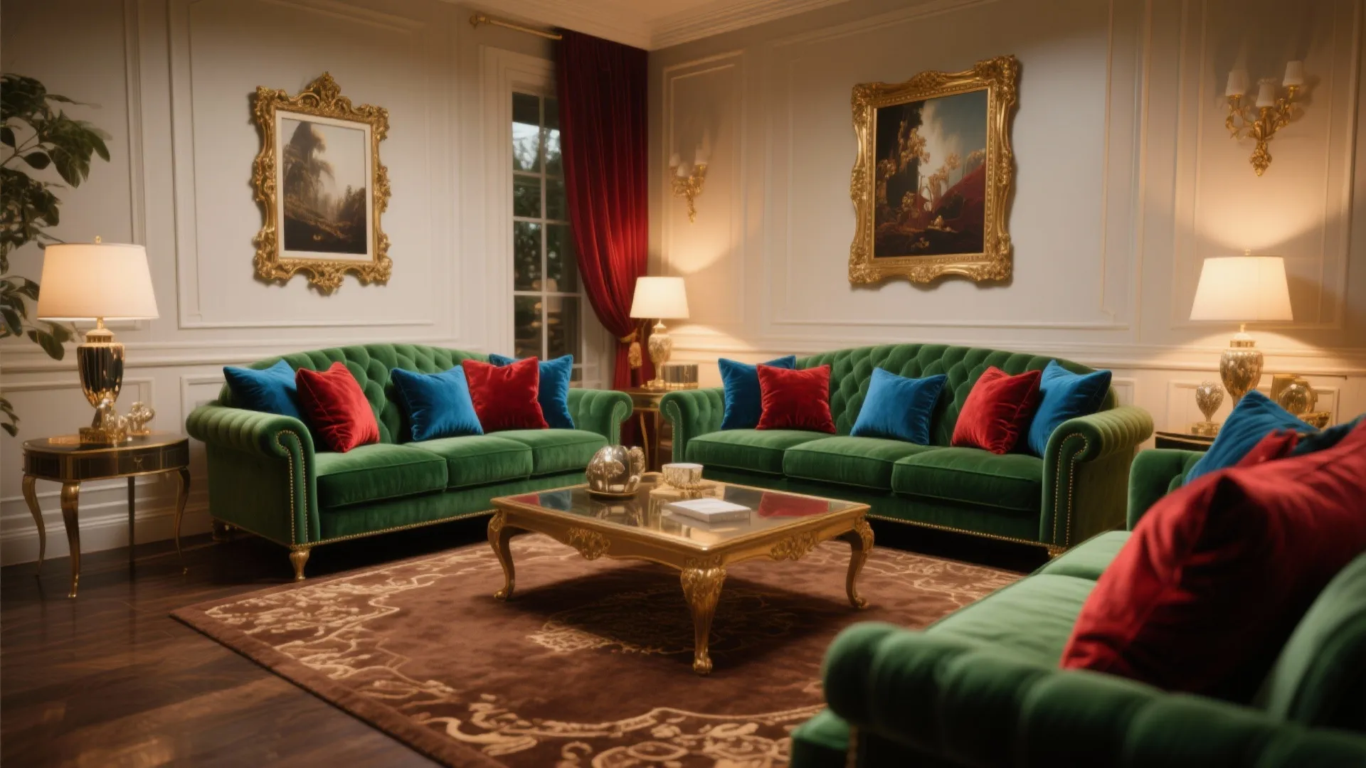 10. Luxe Look with Jewel Tones