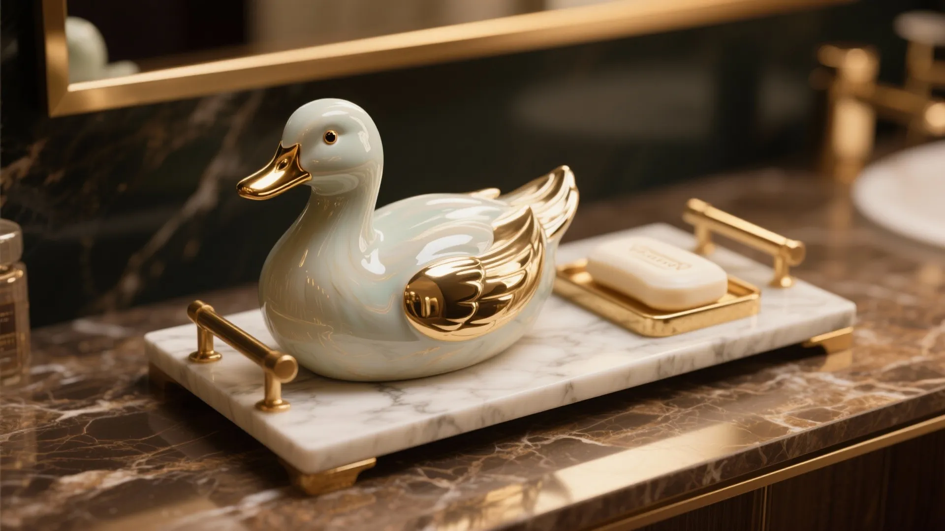 5. Luxe Ceramic Duck Statement