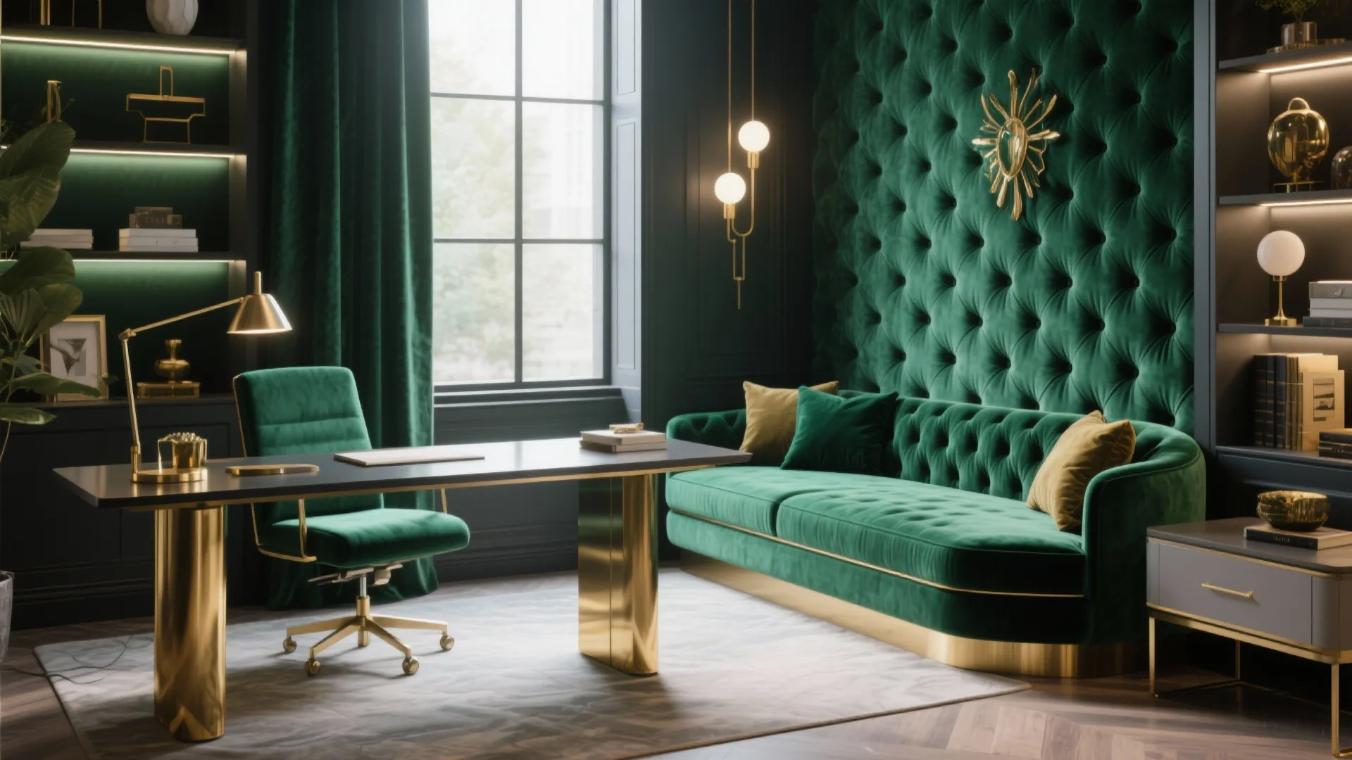 10. Luxe Upholstered Corner