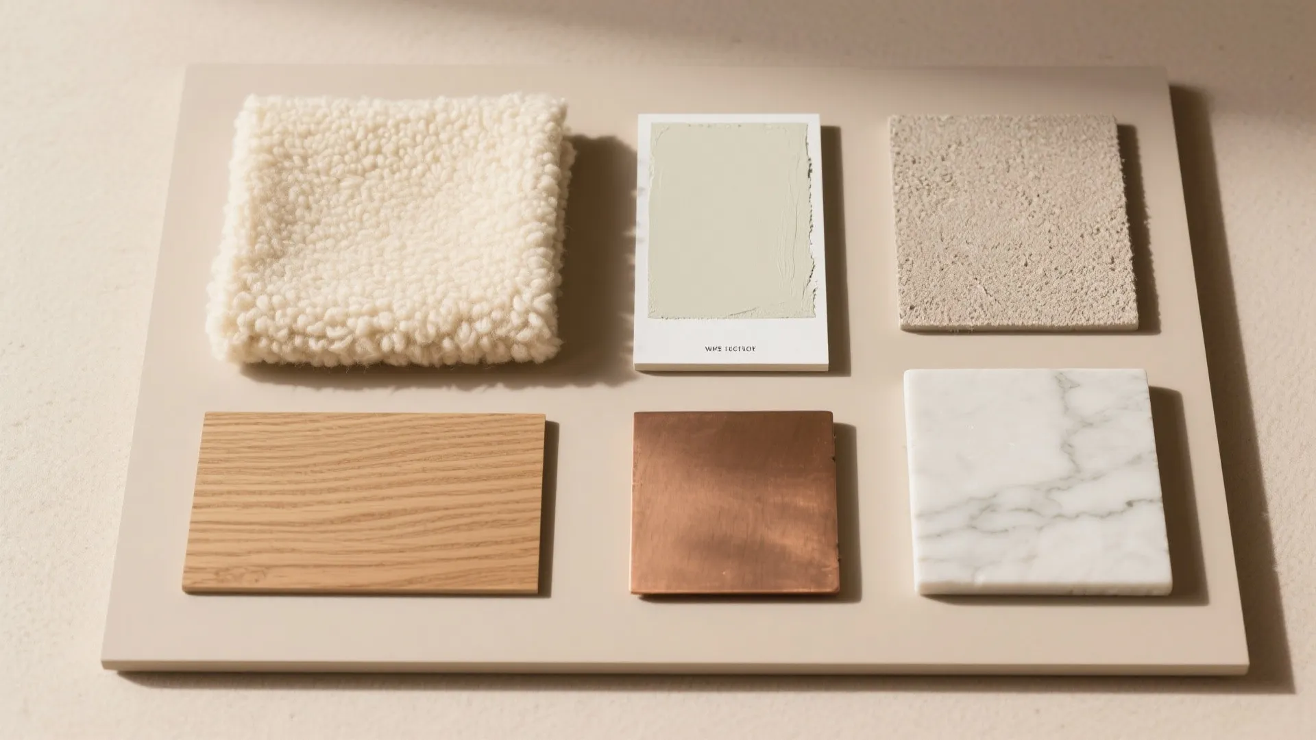 1) Minimal Luxe Palette with Textural Depth