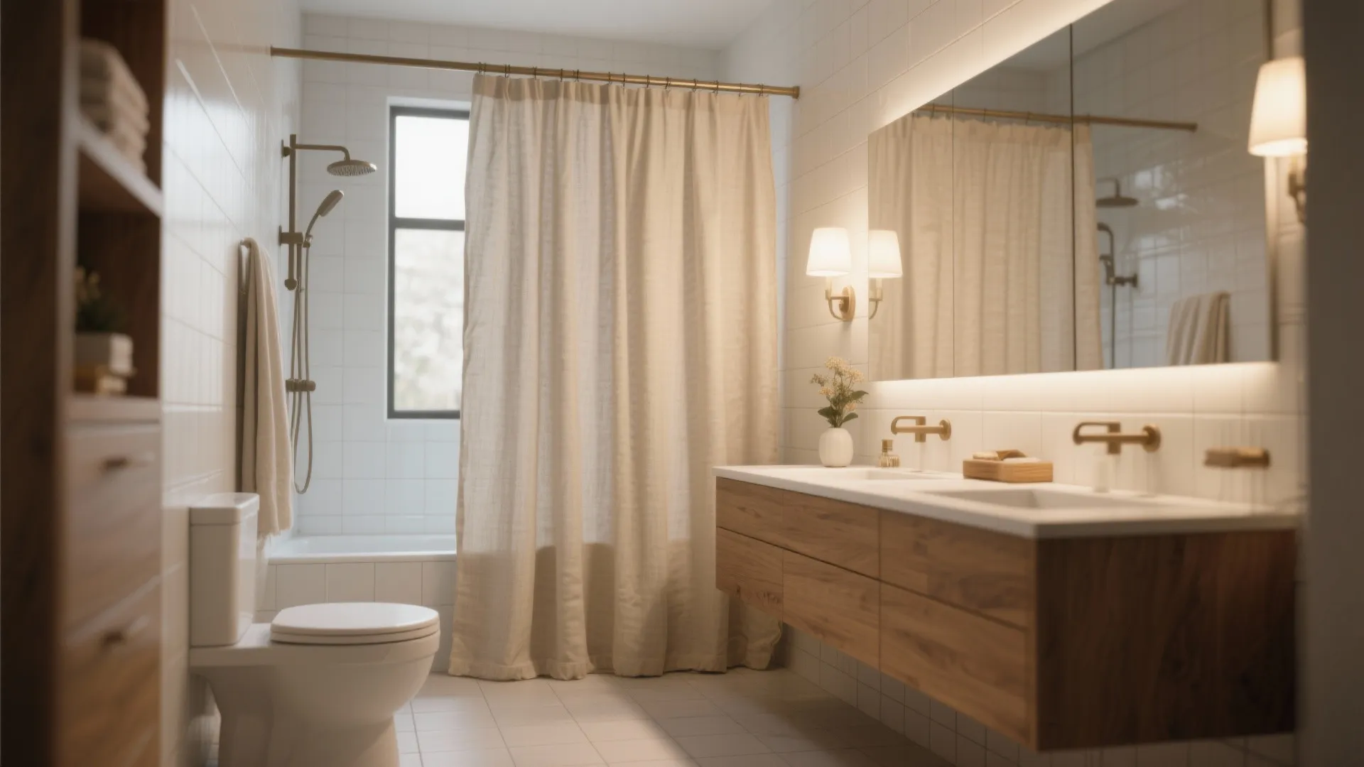 7. Luxe Shower Curtain