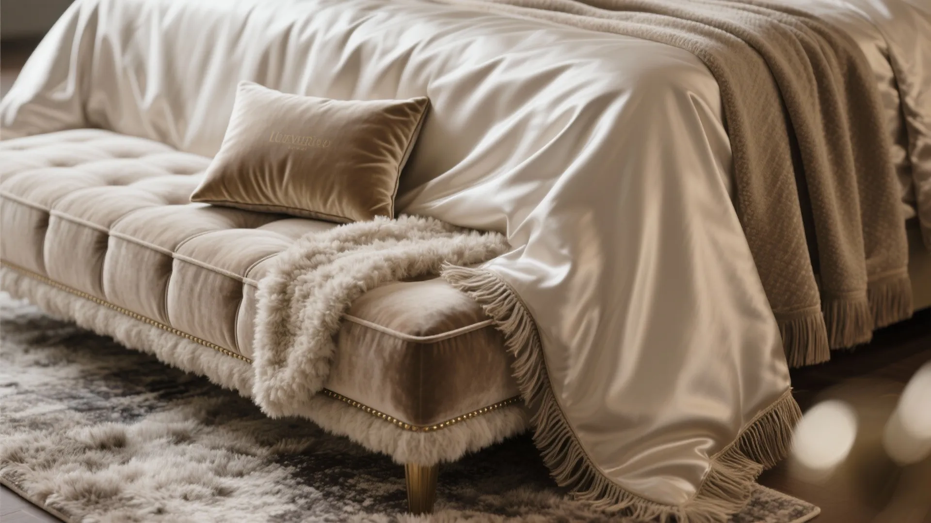 2. Luxe Textiles in Small Doses