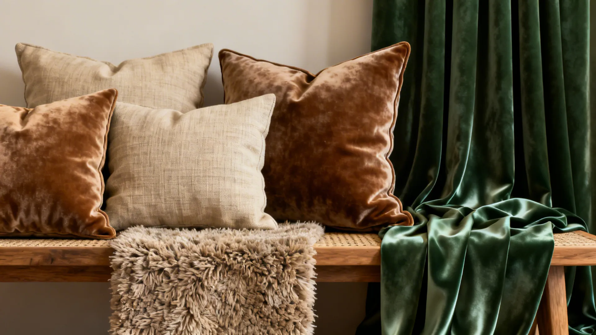 2. Introduce a Luxe Textile Palette