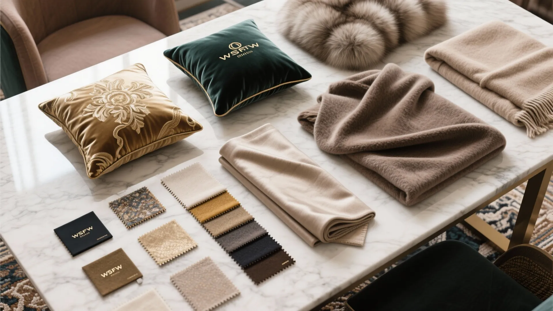 3. Luxe Textures Layered for Depth