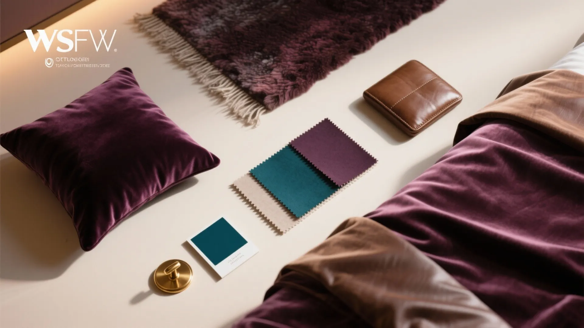 2. Luxe textures, mixed materials