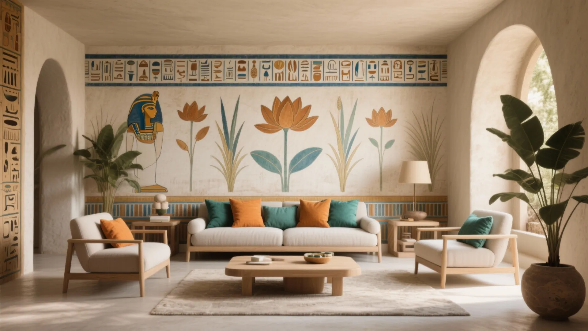 Egyptian Wall Paintings — 5 Inspirations: How ancient Egyptian wall paintings can refresh modern interiors with color, proportion, and simple tricks for small spaces