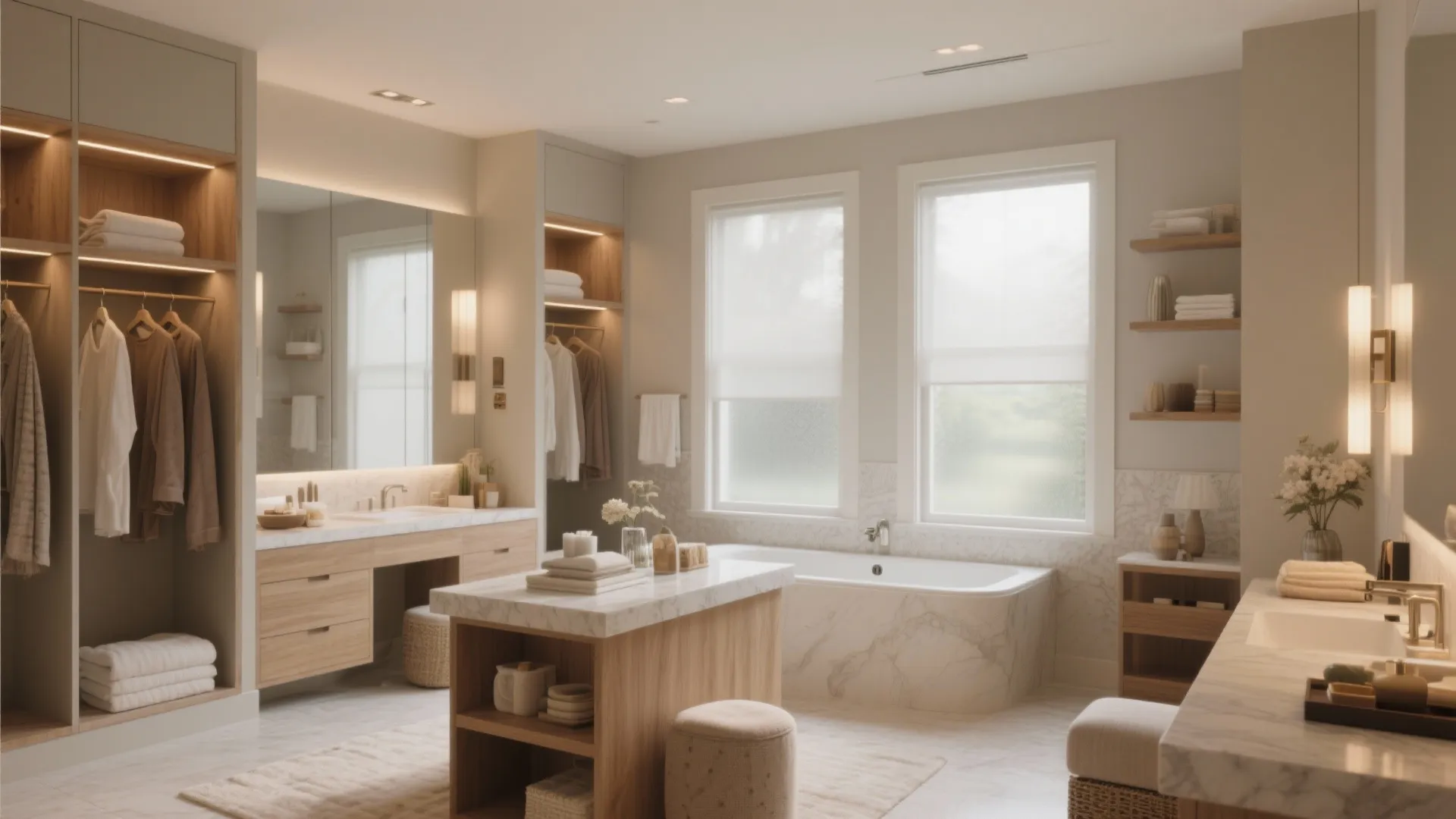 10 Bathroom Closet Ideas for a Spacious 20 x 15 Room: Creative and practical ways to style and organize a large bathroom closet