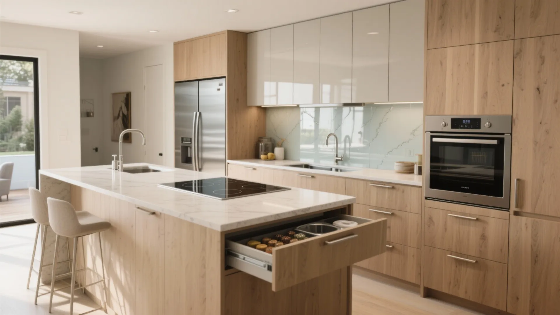 Kitchen: Compact, Custom, and Quiet-Luxe