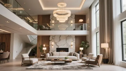 Luxury Double-Height Living Room: 5 Design Ideas