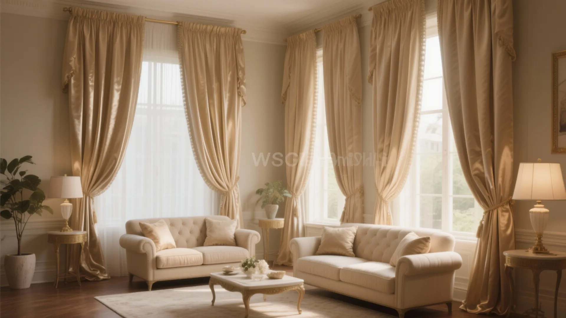 4. Luxe Drapery and Window Treatments