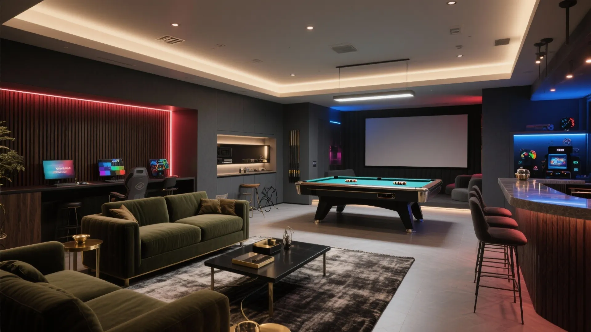 Luxury Game Room Design: Transform Your Home Entertainment Space: Fast-Track Guide to Crafting a Sophisticated Luxury Game Room