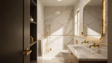 5 Gold Bathroom Decor Ideas