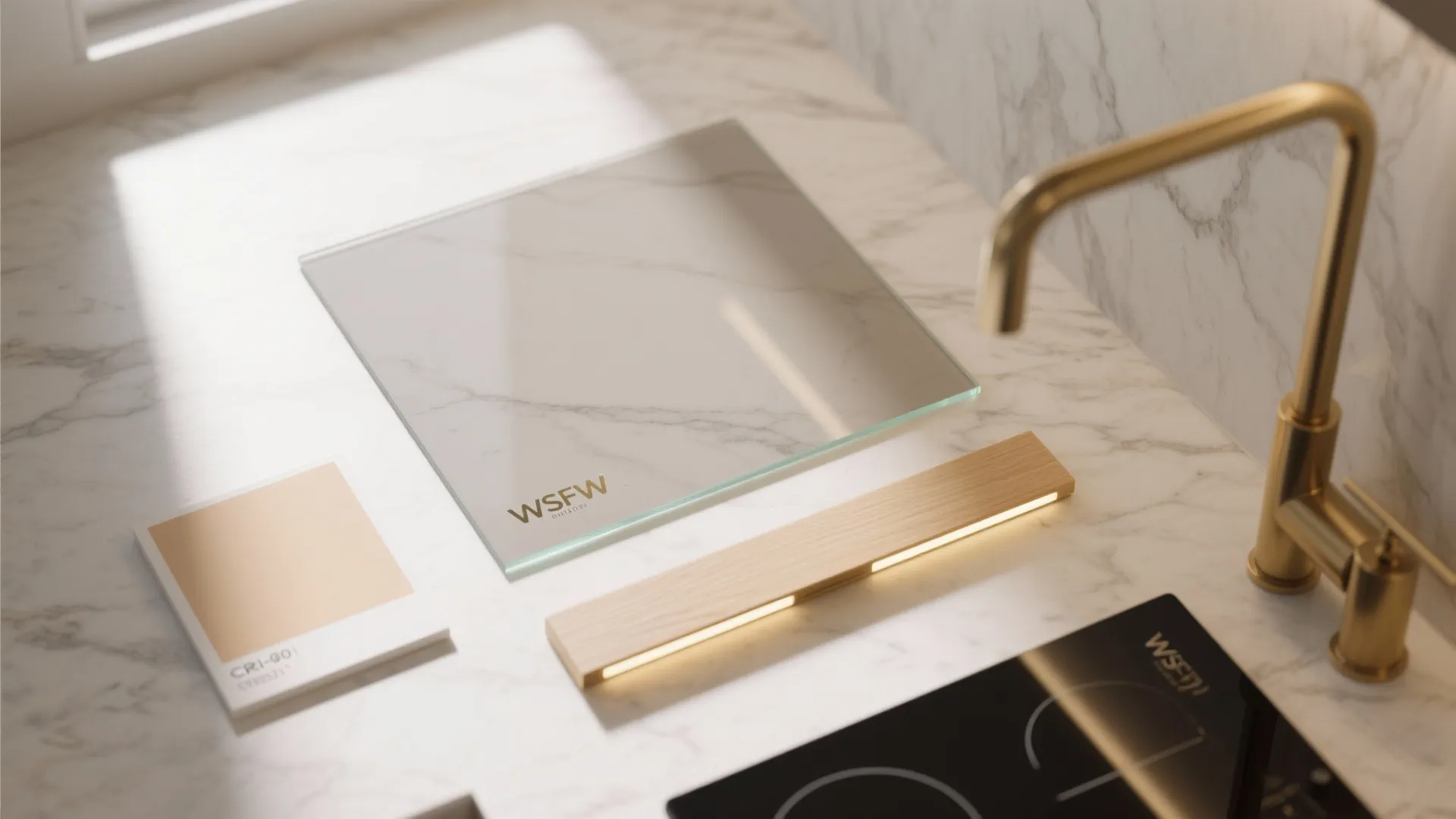 Glass Backsplash Glow and Reflectivity