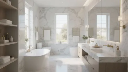 5 Marble Bathroom Decor Ideas