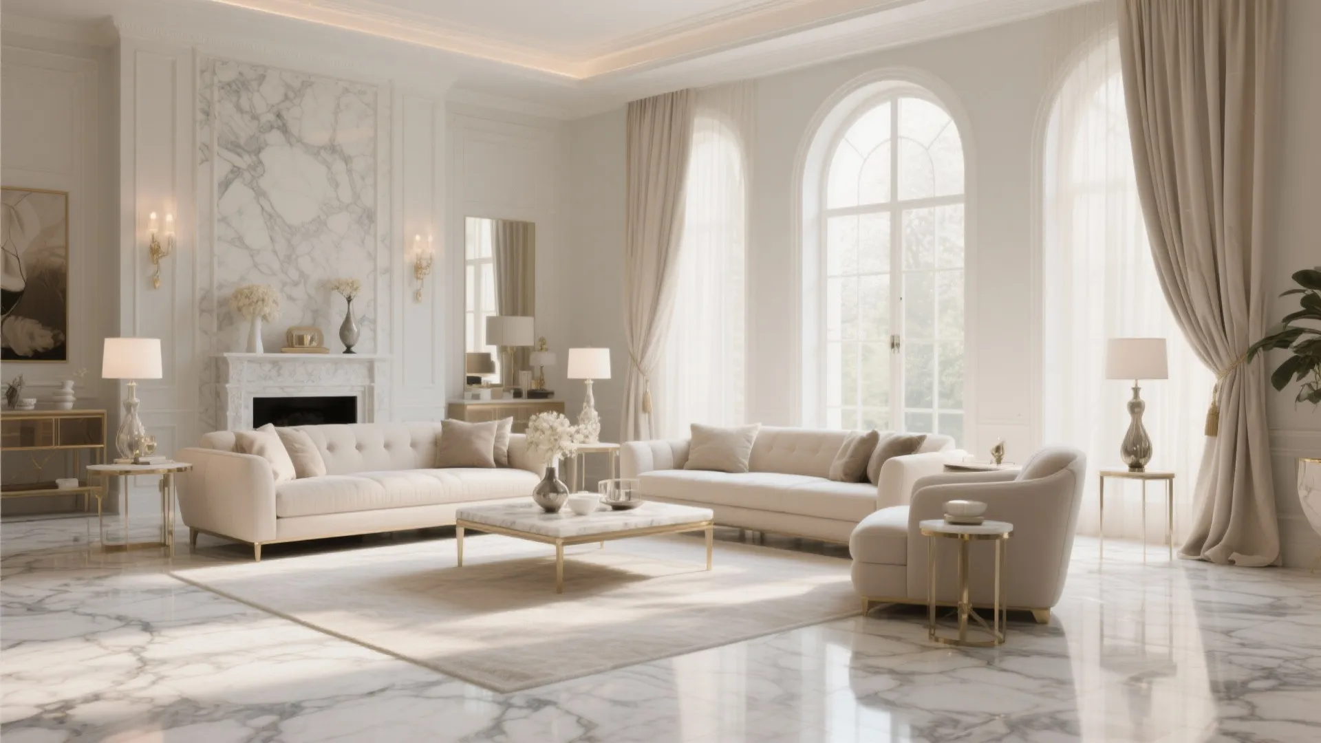 4. Marble Tiles for Luxury Appeal