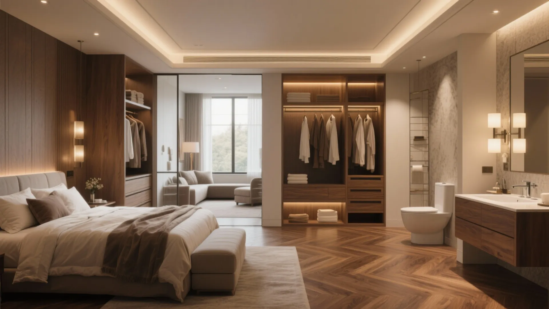 Master Bedroom Ideas with Walk in Closet and Bathroom: Transform Your Space with Stylish Design Concepts