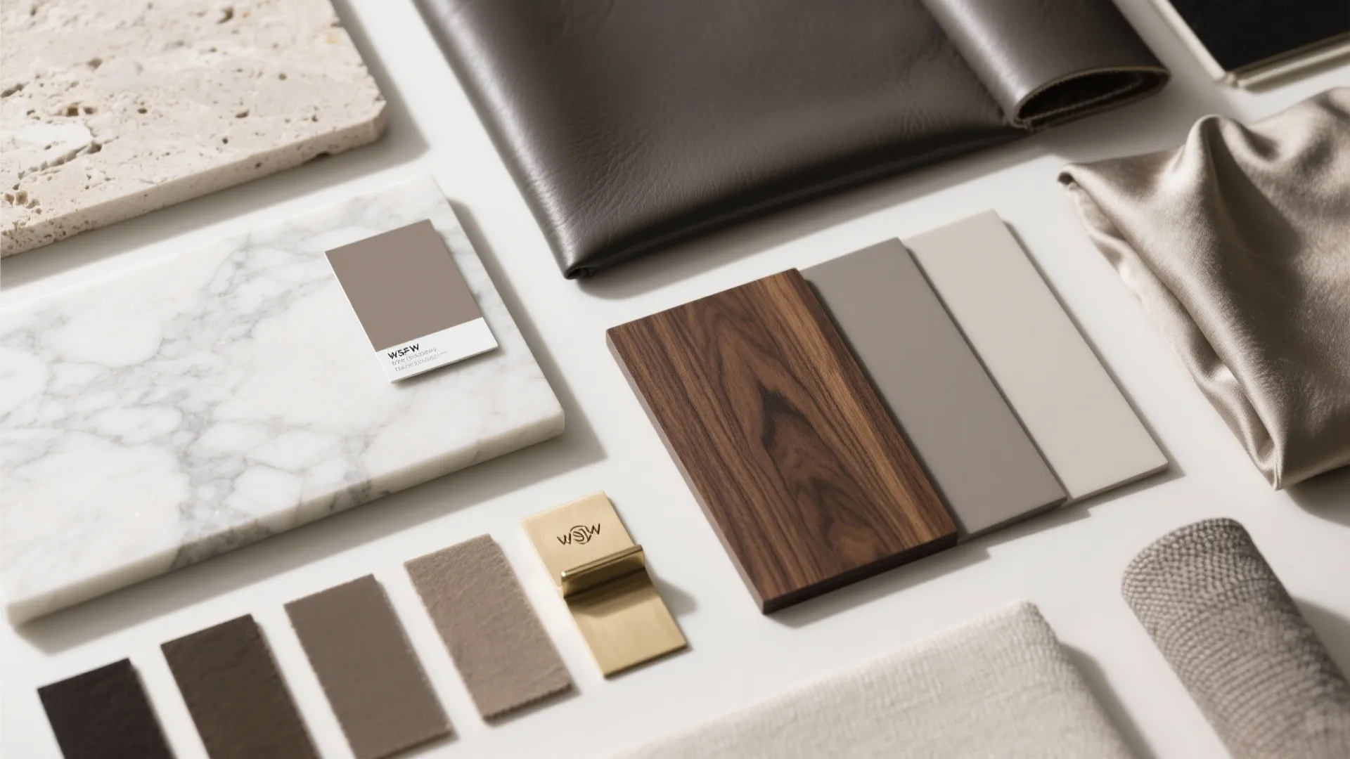 Refined Materials: Stone, Veneer, and Brass