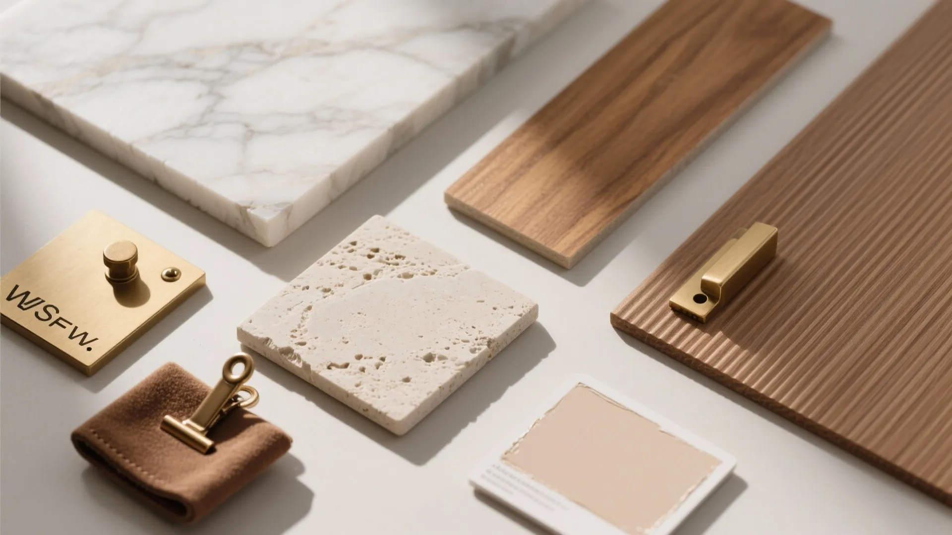Tactile Luxury: Stone, Wood, and Soft Metals