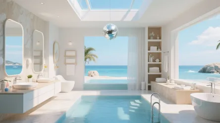 10 Pool Bathroom Decorating Ideas