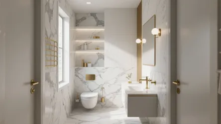 10 Bathroom Ideas with Carrara Marble