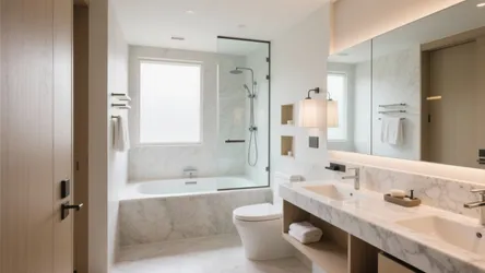 10 Hotel Bathroom Ideas to Elevate Small Spaces