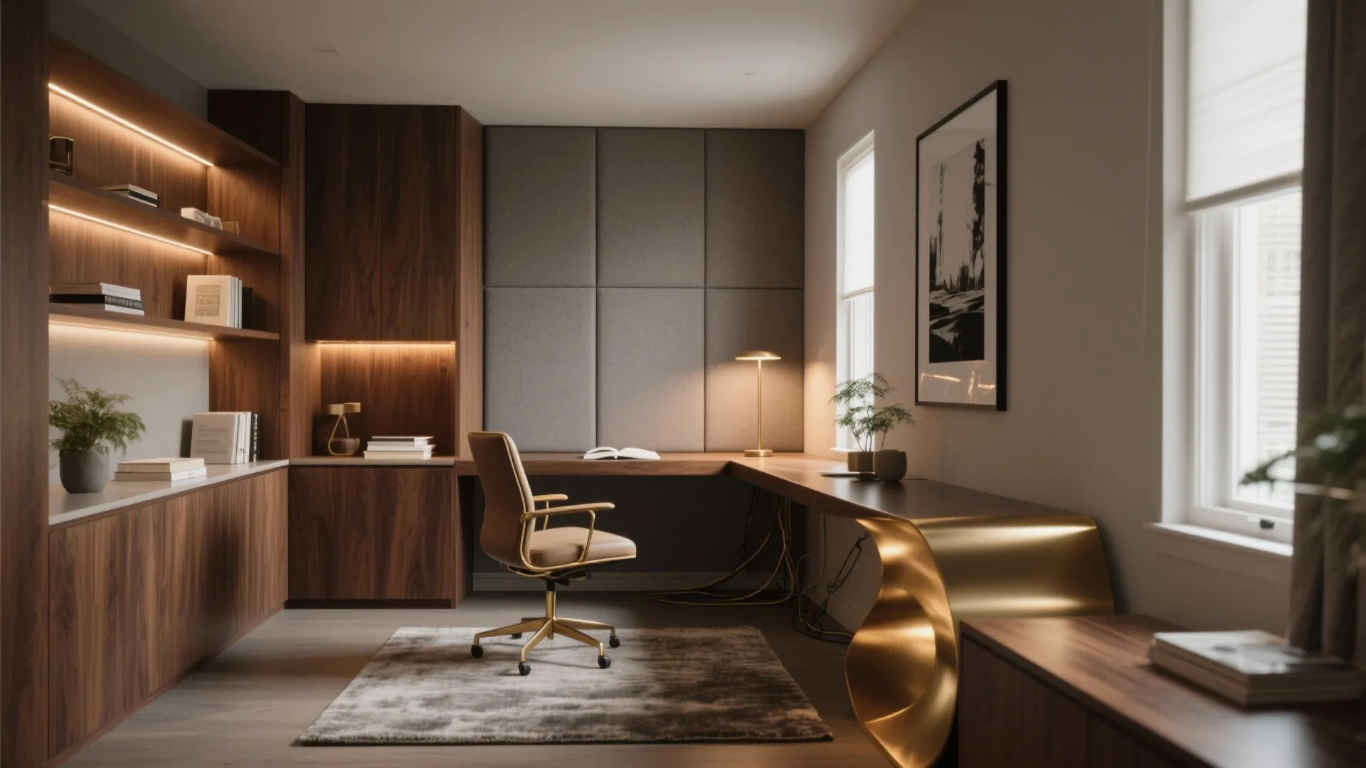 Small Study Feels Dull? Luxury Modern Study Room Design Fix