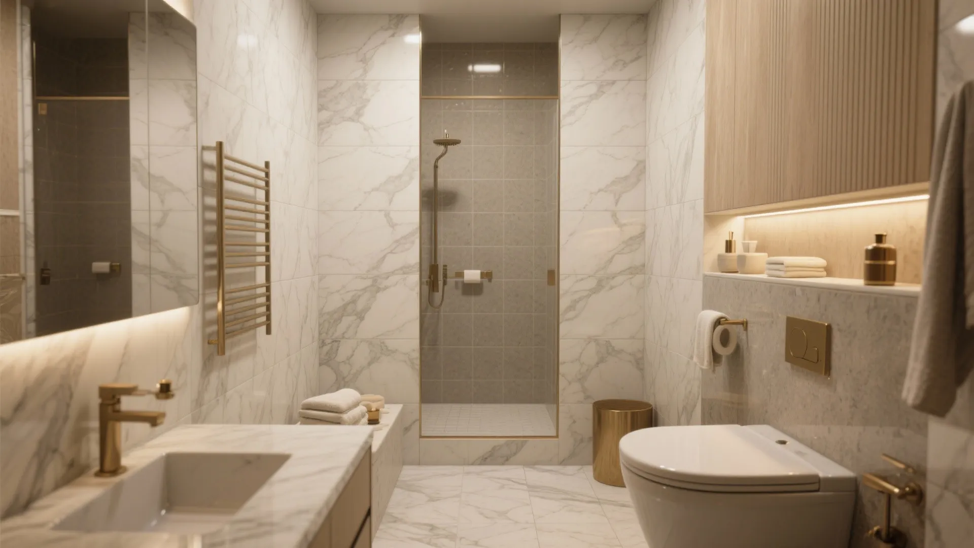 10 Bathroom Remodel Ideas with Marble & Porcelain: Fresh design tips to transform your bathroom using 4x8 tiles
