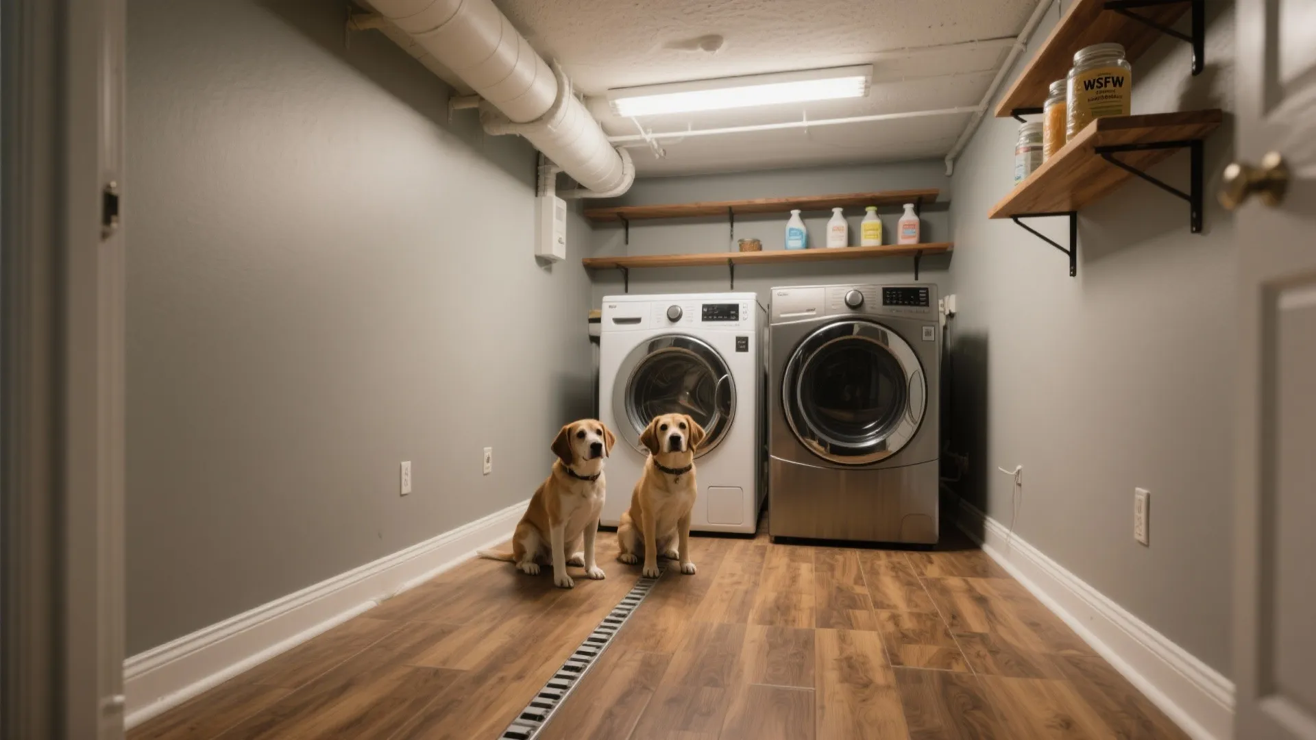5 Basement Laundry Room Flooring Ideas