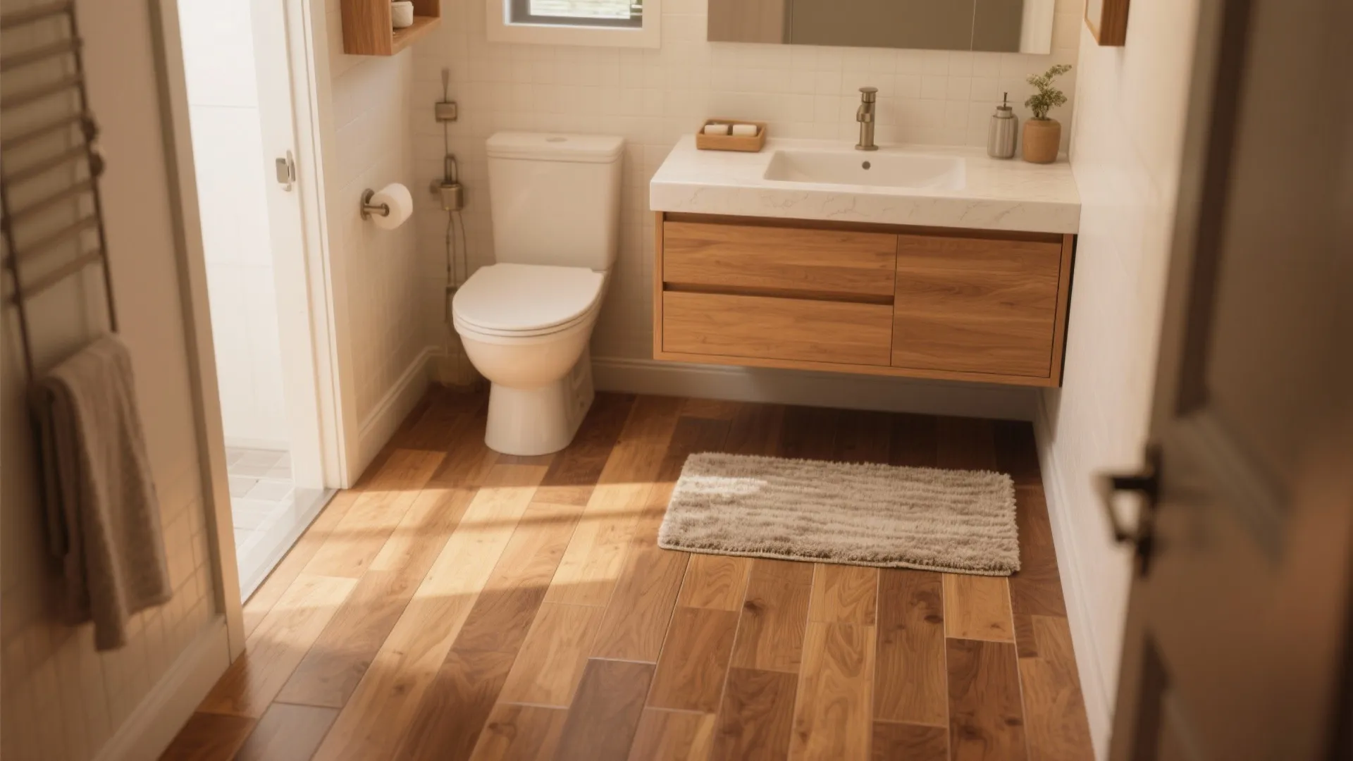 2. Wood-look luxury vinyl plank (LVP)