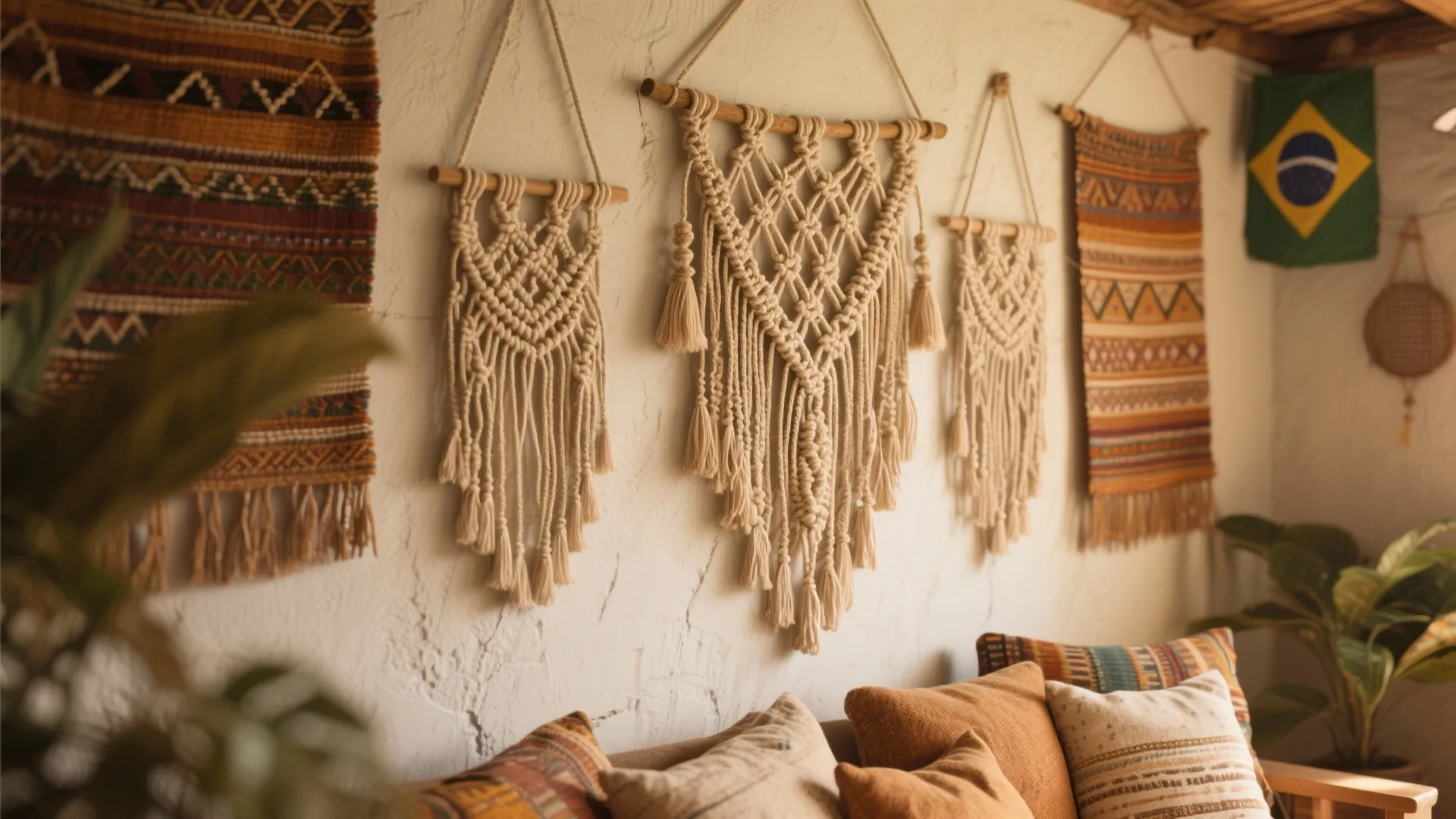 Tip 3: Macramé and Woven Hangings