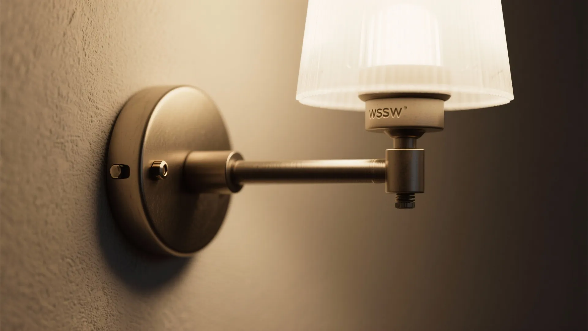 Swing-arm reading lights to free the nightstand