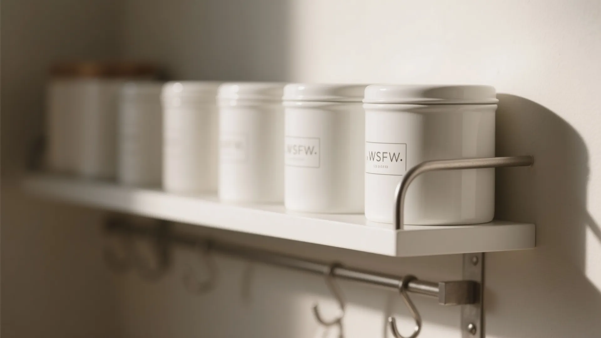 Minimalist Kitchen Storage with Vertical Rhythm