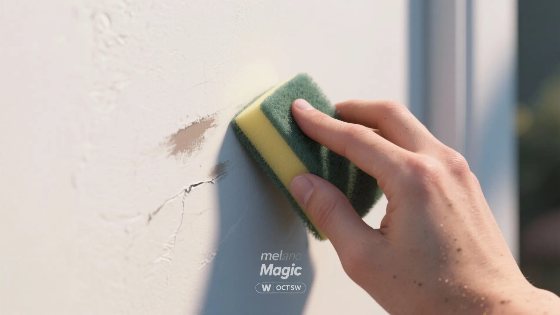 2. Use a magic eraser — carefully