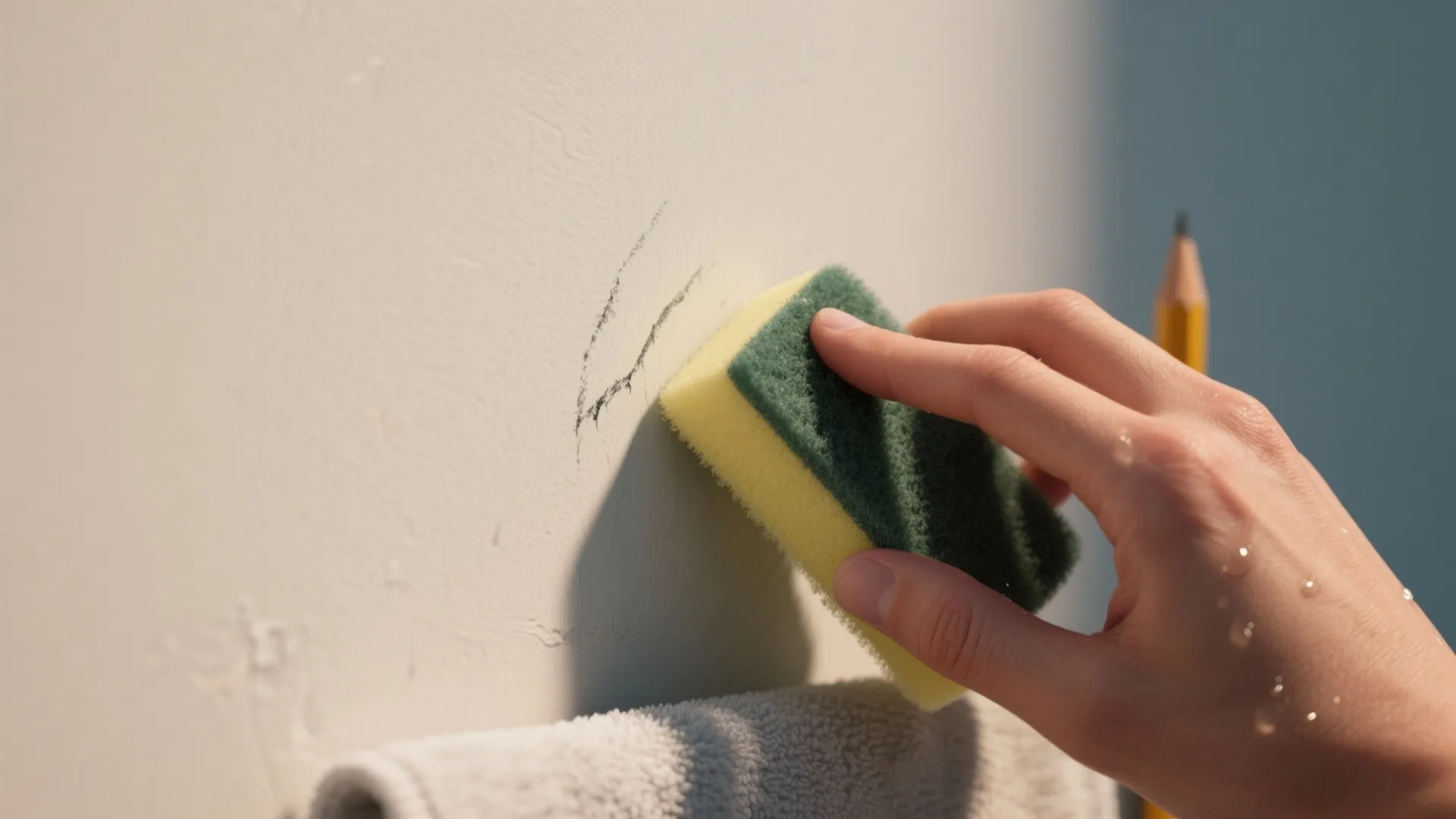 3. Employ a magic eraser sparingly