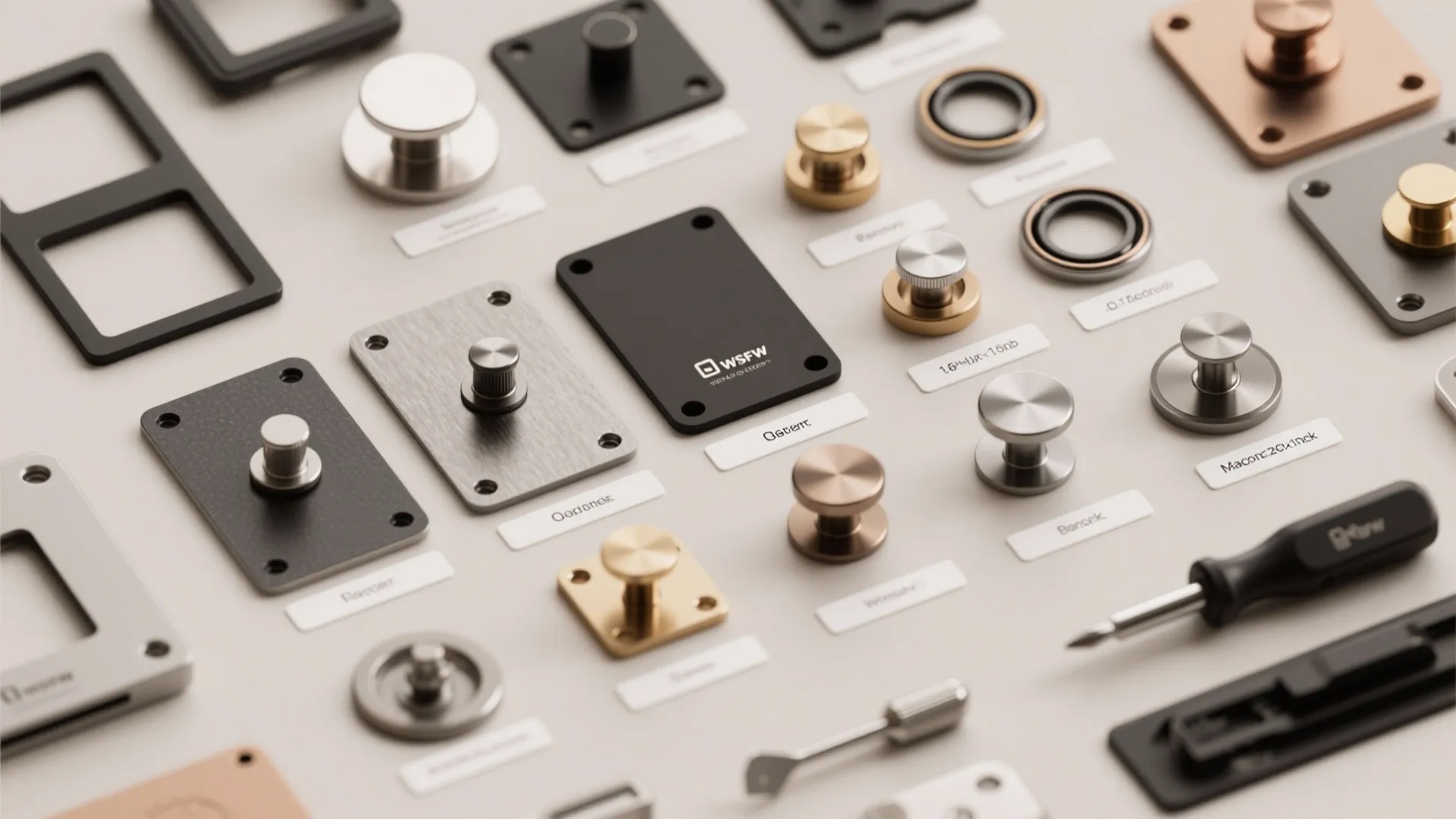 5. Go functional: magnetic or removable backplates