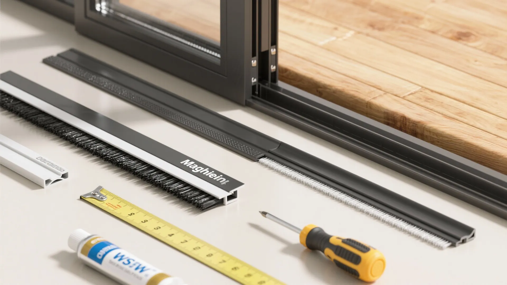 2. Add a magnetic or brush seal for better insect control