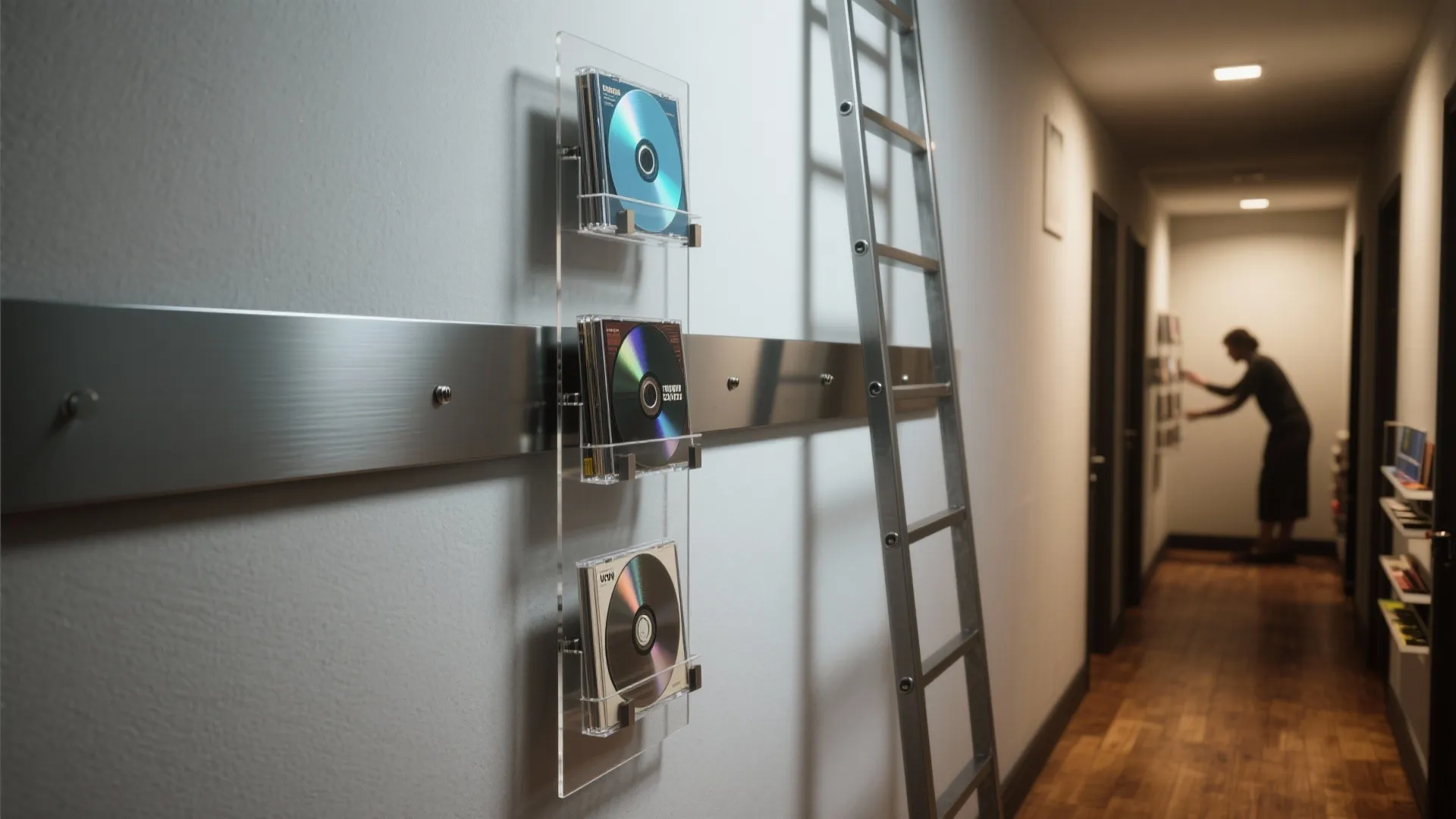 5. Magnetic Vertical CD Display and Ladder Racks