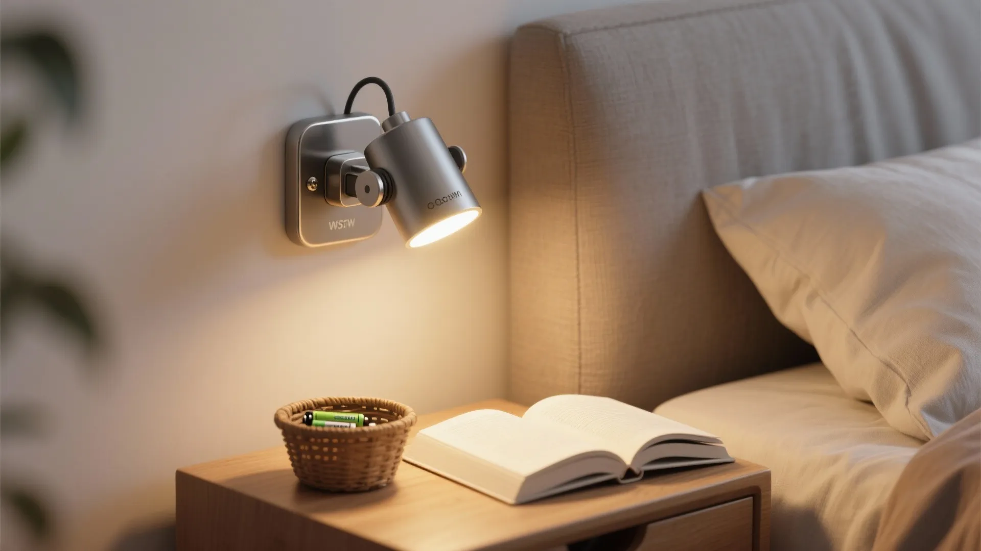 1. Magnetic Clip-On Bedside Lights