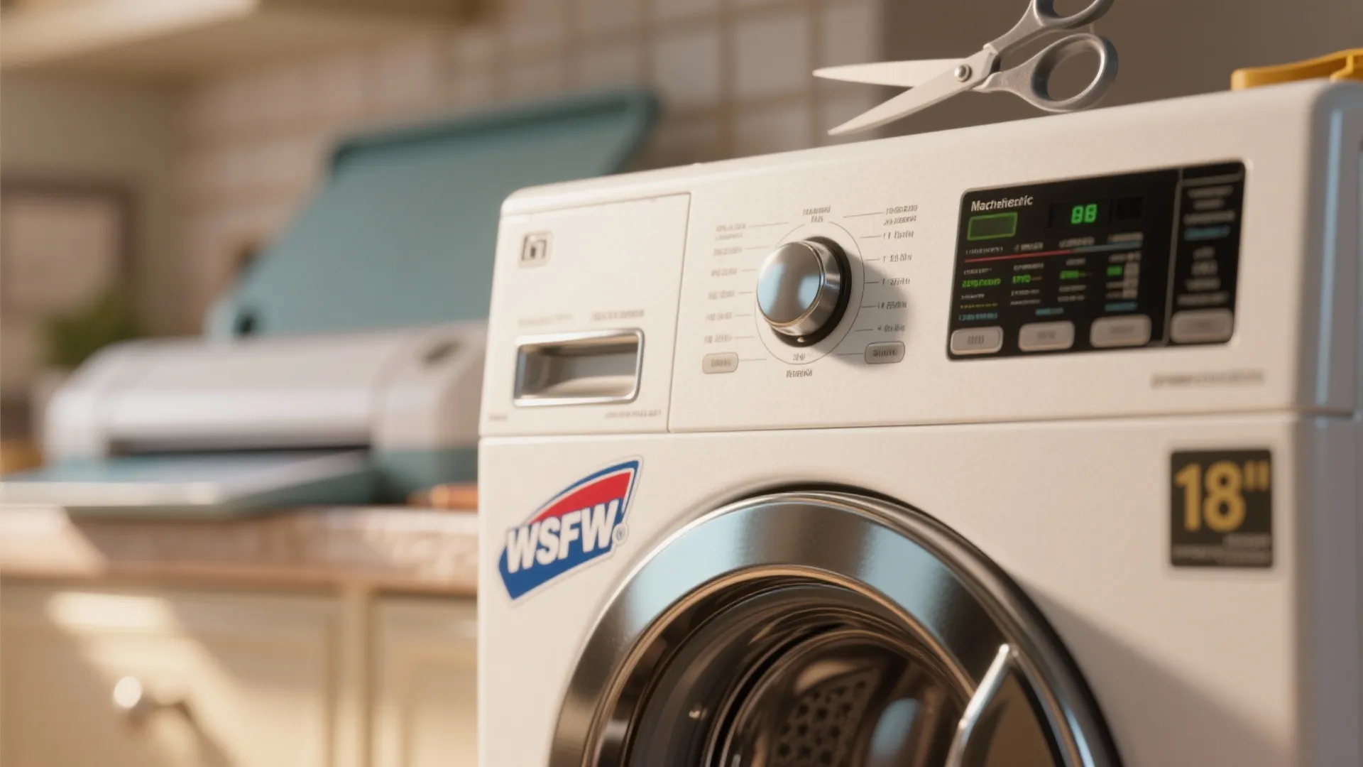 2. Magnetic Washer/Dryer Front Prints