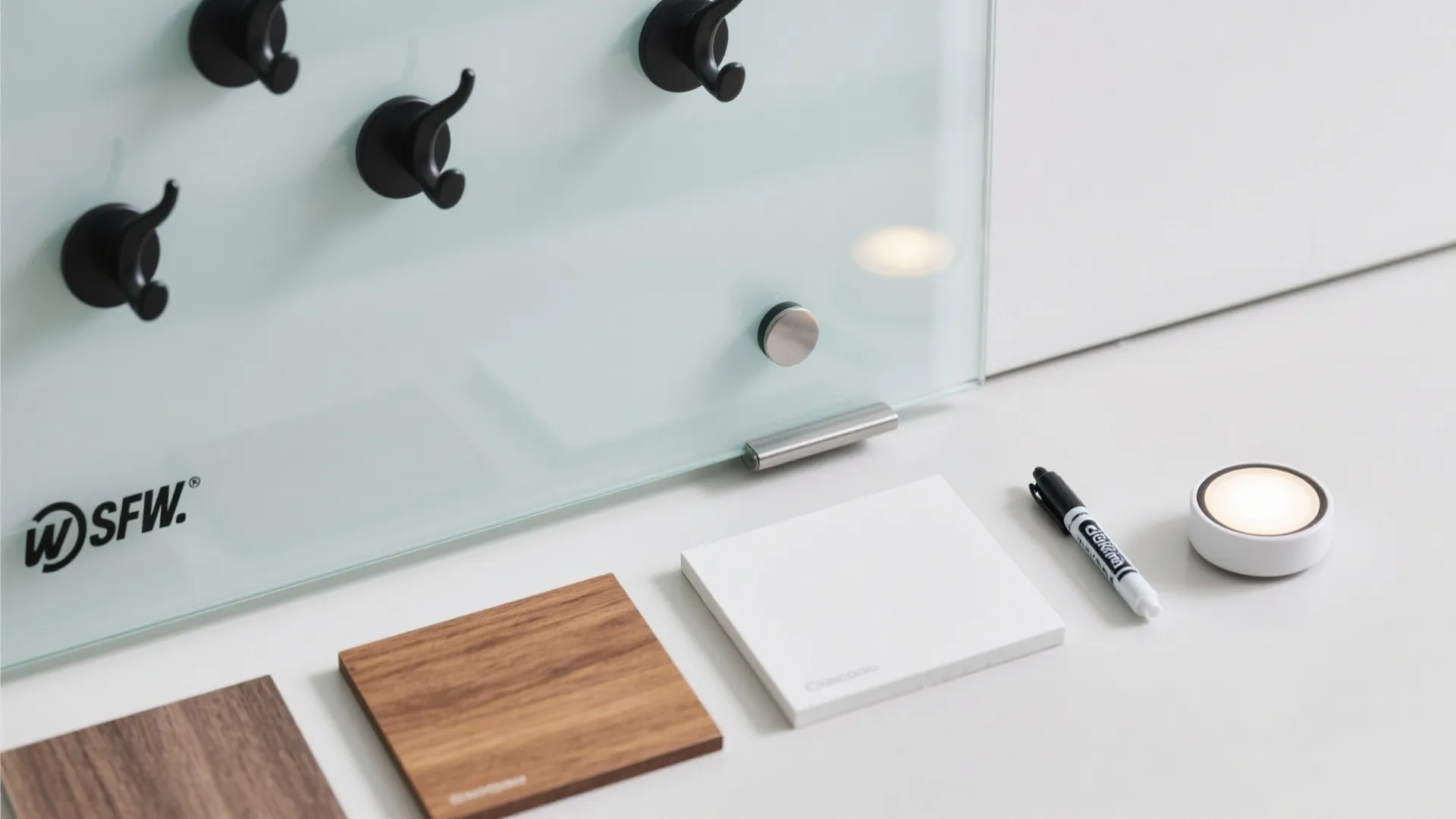 Magnetic Glass Board Wall for Smart Storage